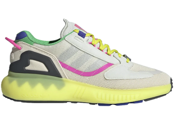 adidas ZX 5K Boost Wonder White Acid Yellow (Women's) for sale
