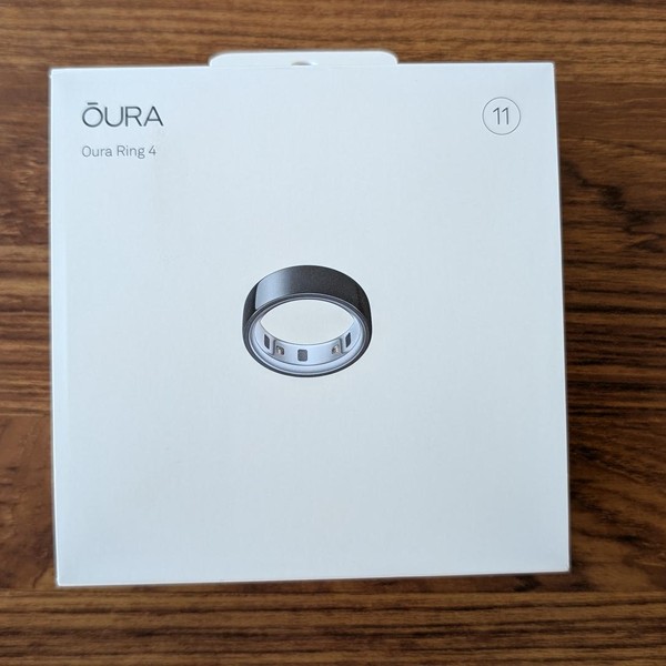 Oura Ring Gen 4 - Black, Size 11