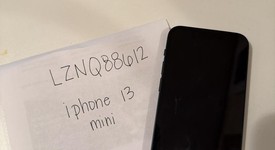 Good
													Apple iPhone 13 Mini - Verizon, Midnight, 128 GB, A2481, photo 1 of 5