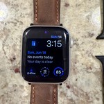Good Apple Watch Series 5 44mm - Silver, A2093 - GPS, Aluminum