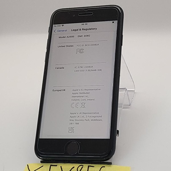 Apple iPhone SE 3rd Gen 2022 - AT&T, 64 GB, Midnight, A2595