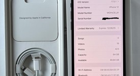 Mint
													Apple iPhone 12 - Unlocked, Black, 64 GB, A2172, photo 2 of 8