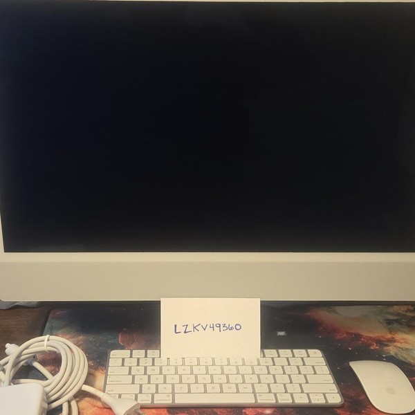 iMac 2021 24 inch - 256 GB, Silver, 8 GB, Apple M1