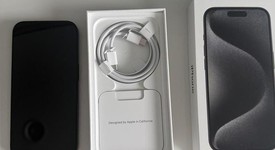 Good
													Apple iPhone 15 Pro - Unlocked, Black, 256 GB, A2848, photo 1 of 9