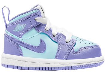 Jordan 1 Mid Purple Aqua (TD) for sale
