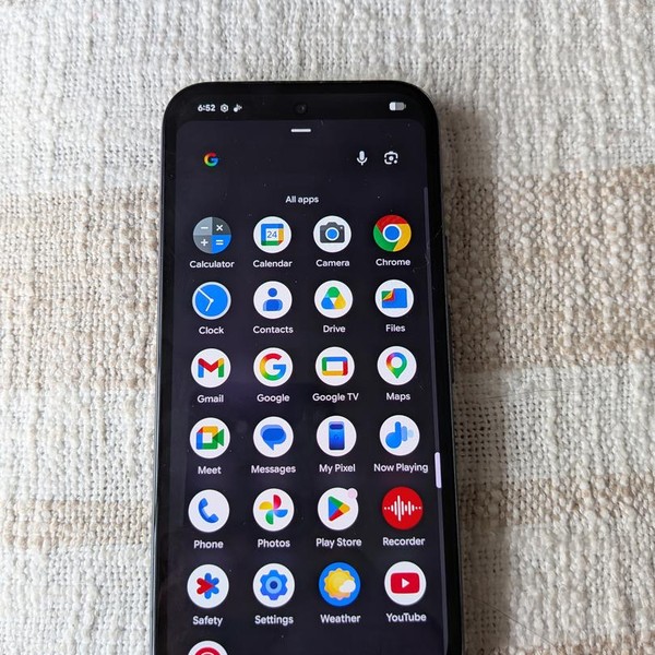 Google Pixel 8a - Unlocked, 128 GB, Obsidian, 8 GB, G8HHN, mmWave 5G