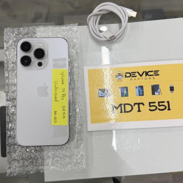 Apple iPhone 14 Pro - Unlocked, 512 GB, Silver, A2650