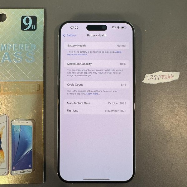 Apple iPhone 15 Pro Max - Unlocked, 1 TB, White, A2849