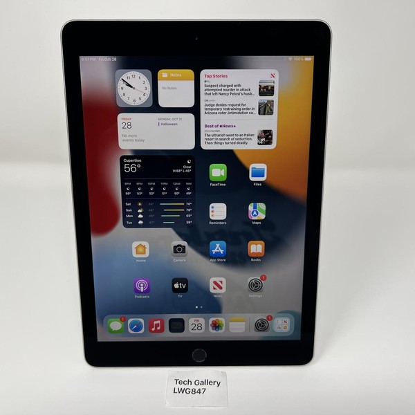 Apple iPad Pro 9.7 inch - Unlocked, 128 GB, Gray, A1674