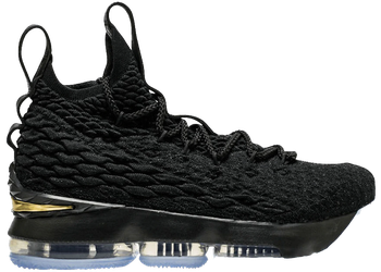 Nike LeBron 15 Black Metallic Gold (GS) for sale