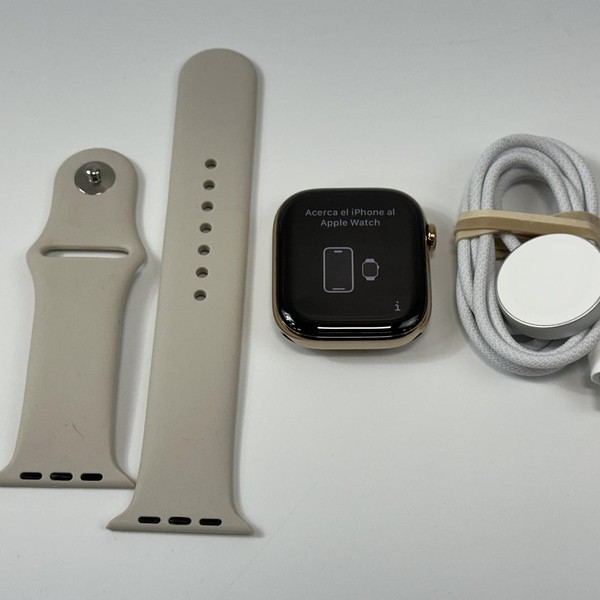 Apple Watch Series 11 46mm - Unlocked, Gold, A3337 - Cellular, Titanium