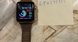 Good
													Apple Watch Series 3 38mm - Unlocked, Gold, A1860, Aluminum, photo 1 of 5