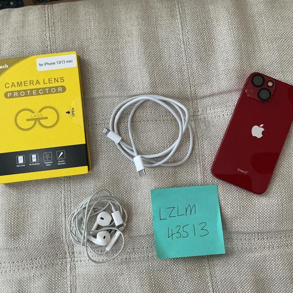 Apple iPhone 13 Mini - Unlocked, 128 GB, Red, A2481
