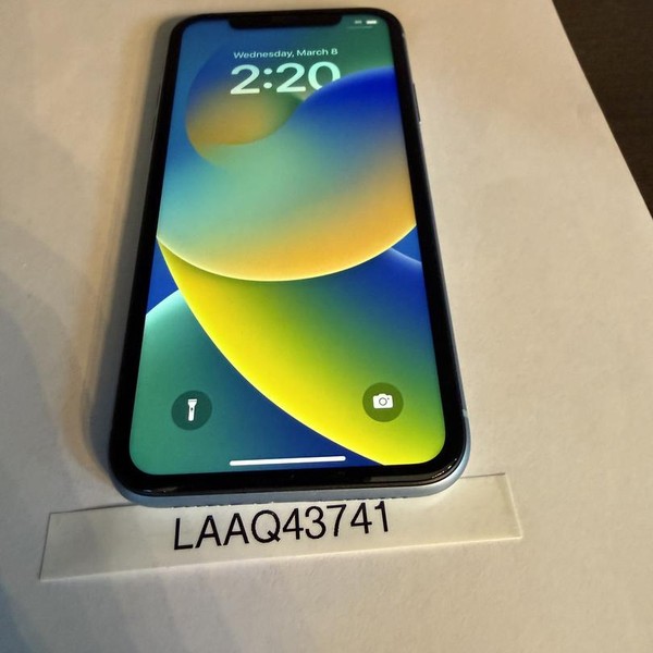Apple iPhone Xr - Unlocked, 128 GB, Blue, A1984