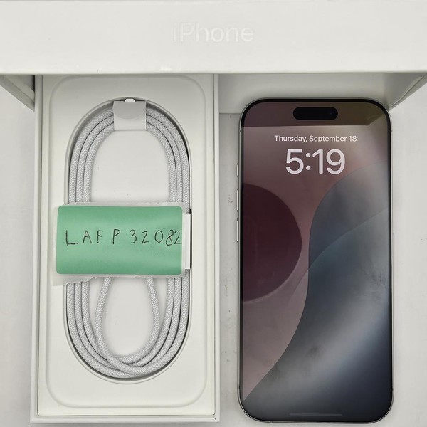 Apple iPhone 16 Pro - Unlocked, 256 GB, White, A3083