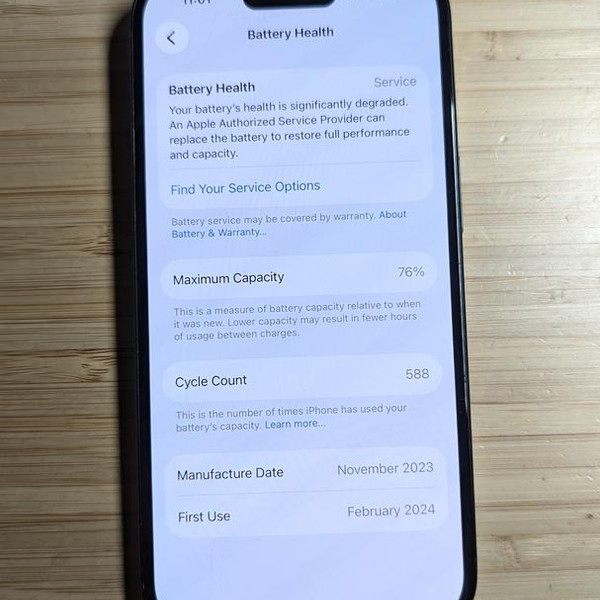 Apple iPhone 15 - Unlocked, 128 GB, Black, A2846