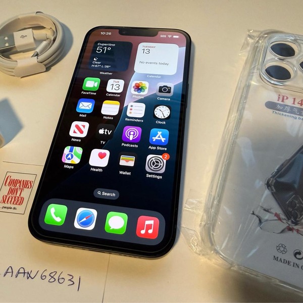 Apple iPhone 14 - Unlocked, 128 GB, Midnight, A2649