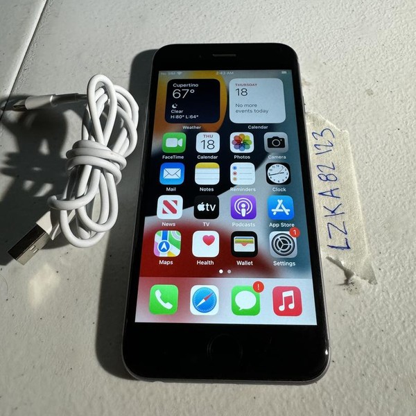 Apple iPhone 6S - T-Mobile, 128 GB, Grey, A1688