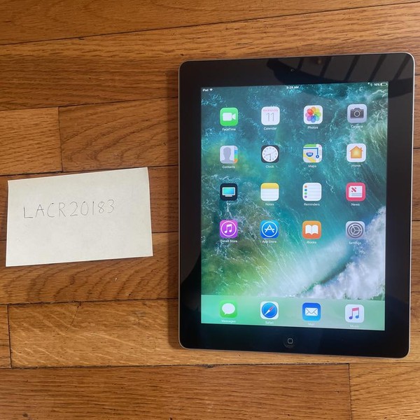Apple iPad 4 - Wi-Fi, 16 GB, Black, A1458