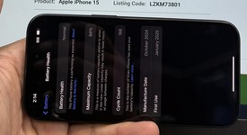 Mint
													Apple iPhone 15 - T-Mobile, Black, 128 GB, A2846, photo 2 of 5
