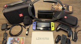 Fair
													Nintendo Switch - Neon Blue, 32 GB, photo 1 of 26