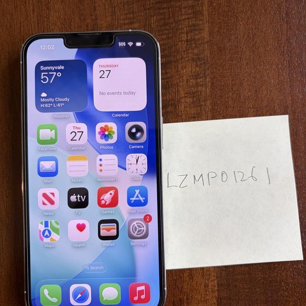 Apple iPhone 13 Pro - Unlocked, 128 GB, Silver, A2483