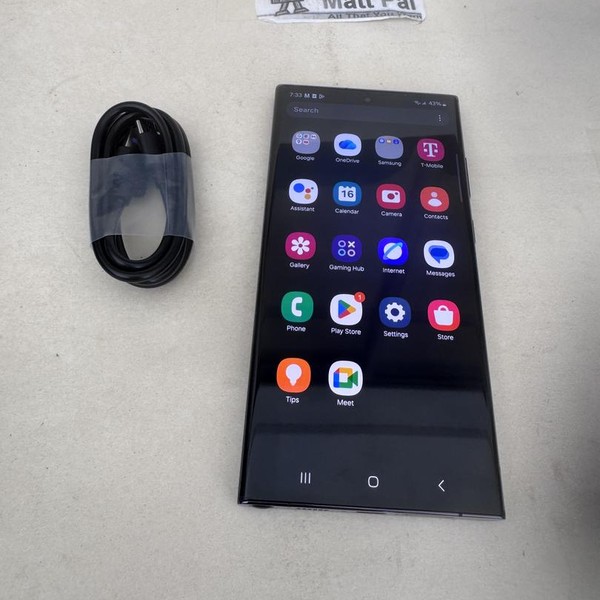 Samsung Galaxy S23 Ultra - T-Mobile, Black, 256 GB, 8 GB, SM-S918U