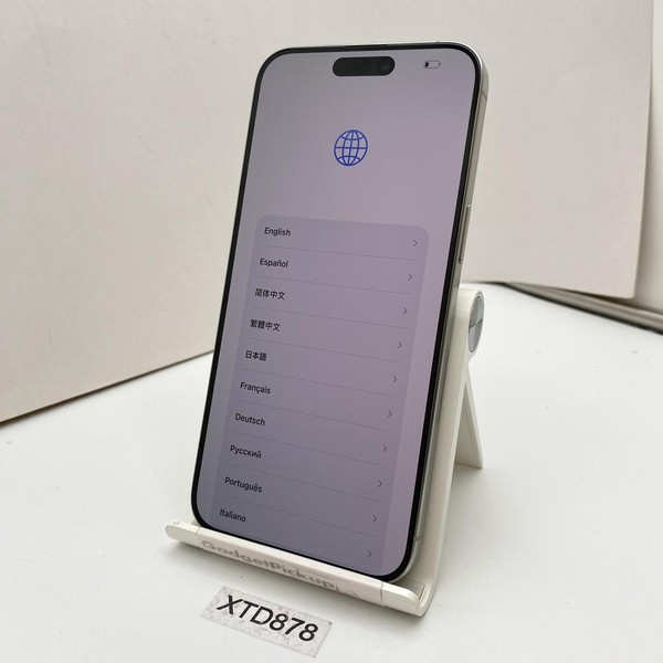 Apple iPhone 15 Pro Max - Unlocked, 256 GB, White, A2849