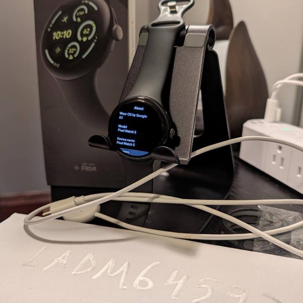 Google Pixel Watch 3 - Wi-Fi, Black, 45mm, Wi-Fi