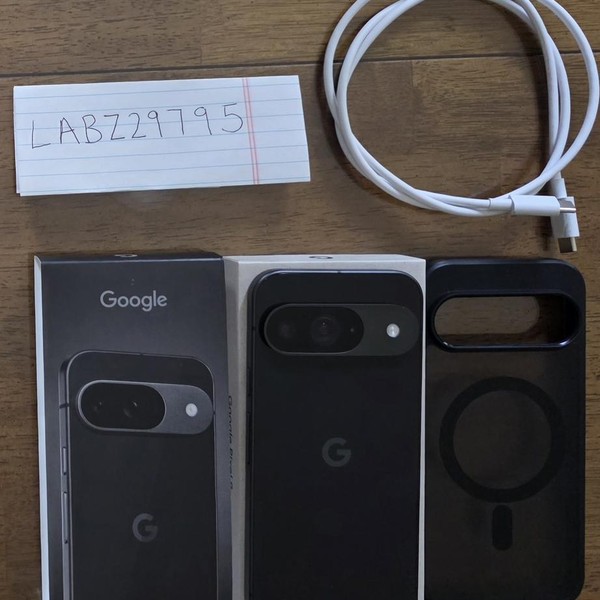 Google Pixel 9 - Unlocked, 128 GB, Obsidian, 12 GB, G2YBB