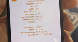 Good
													Google Pixel 8a - T-Mobile, Obsidian, 128 GB, 8 GB, GKV4X, Sub-6 5G, photo 1 of 6