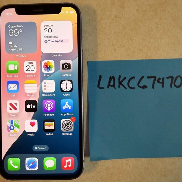 Apple iPhone 12 Mini - Unlocked, 128 GB, Purple, A2176
