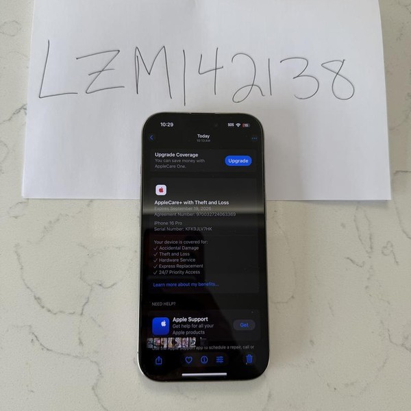 Apple iPhone 16 Pro - Verizon, 1 TB, Natural, A3083