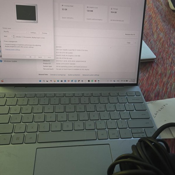 Dell XPS 13 9315 (2022) - 1 TB, Gray, 32 GB, Intel Core i7, FHD+ Plus Non-Touch