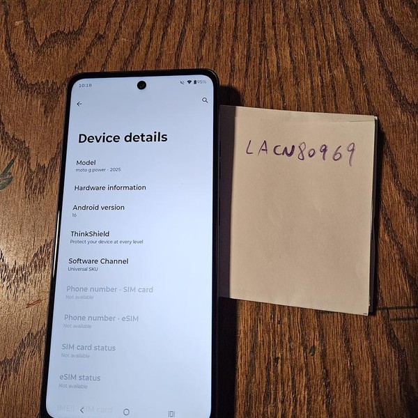 Moto G Power 5G (2025) - T-Mobile, 128 GB, Slate Gray, 8 GB