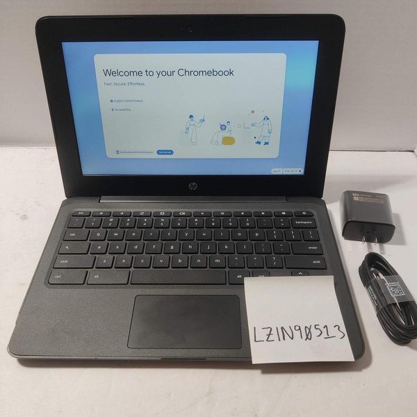 HP Chromebook 11a - 32 GB, Gray, 4 GB, MediaTek
