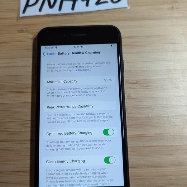 Apple iPhone SE 3rd Gen 2022 - Unlocked, 128 GB, Midnight, A2595