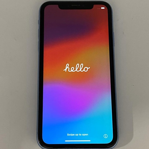 Apple iPhone Xr - Unlocked, 128 GB, Blue, A1984