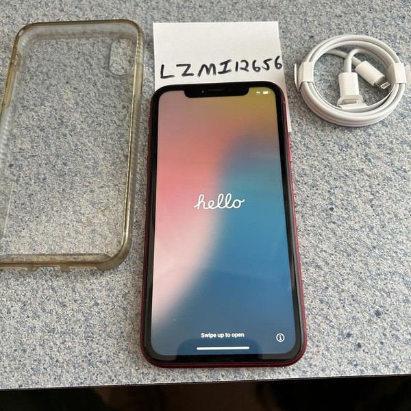 Apple iPhone Xr - Unlocked, 128 GB, Red, A1984