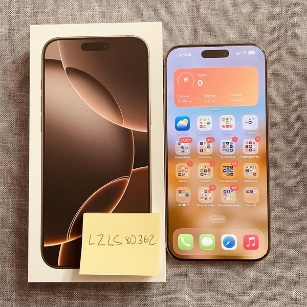 Apple iPhone 16 Pro Max - Unlocked, 512 GB, Desert, A3084