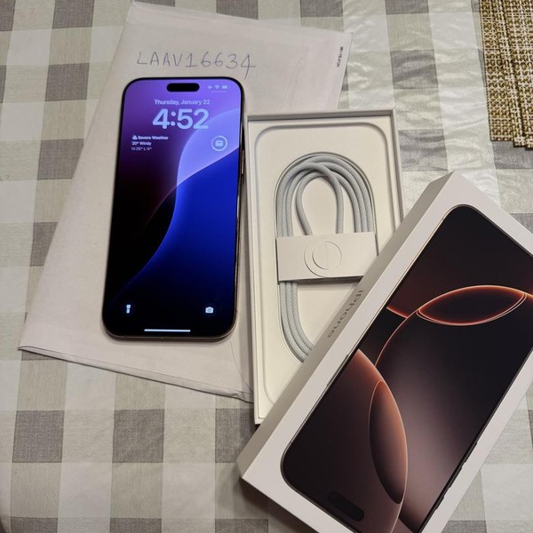 Apple iPhone 16 Pro Max - Unlocked, Desert, 512 GB, A3084