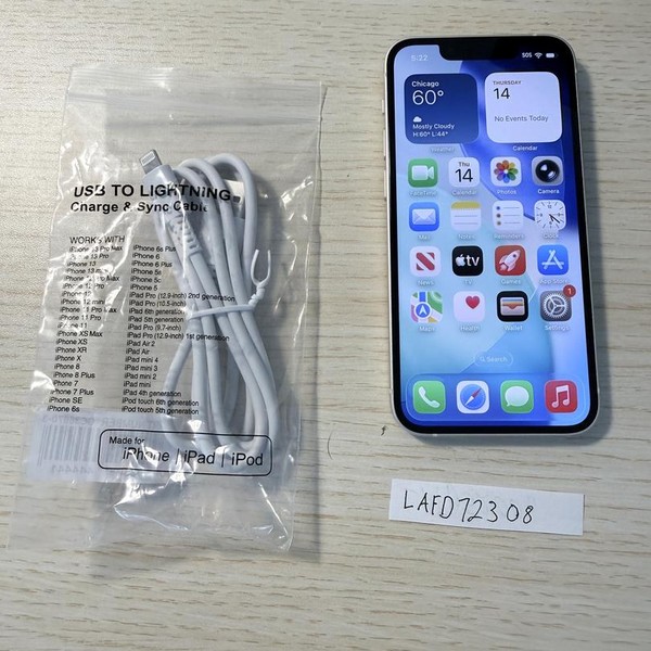 Apple iPhone 13 Mini - Unlocked, 128 GB, Starlight, A2481