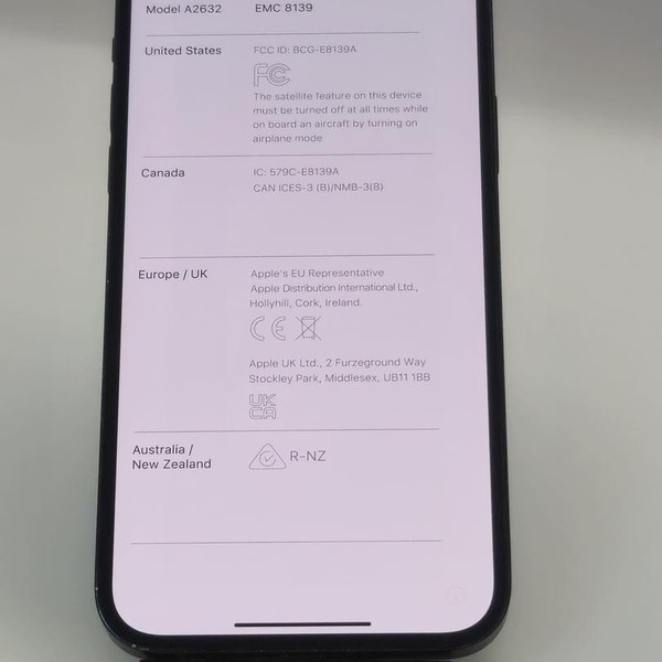 Apple iPhone 14 Plus - Unlocked, Midnight, 128 GB, A2632