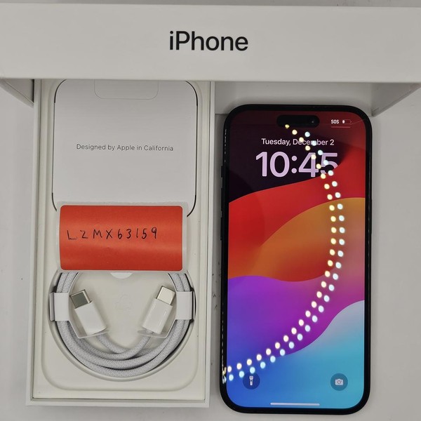 Apple iPhone 15 - Unlocked, 128 GB, Black, A2846