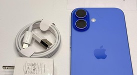 Good
													Apple iPhone 16 - Unlocked, Ultramarine, 128 GB, A3081, photo 4 of 5