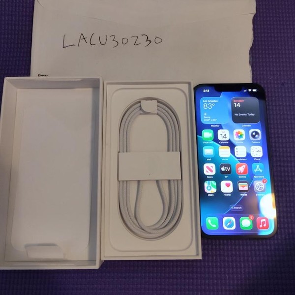 Apple iPhone 16e - Cricket, 128 GB, Black, A3212