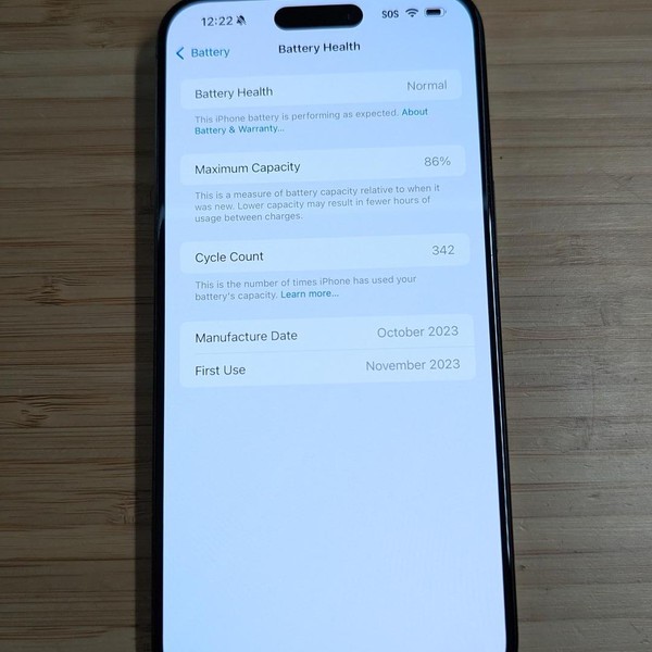 Apple iPhone 15 Pro Max - Unlocked, 256 GB, Black, A2849