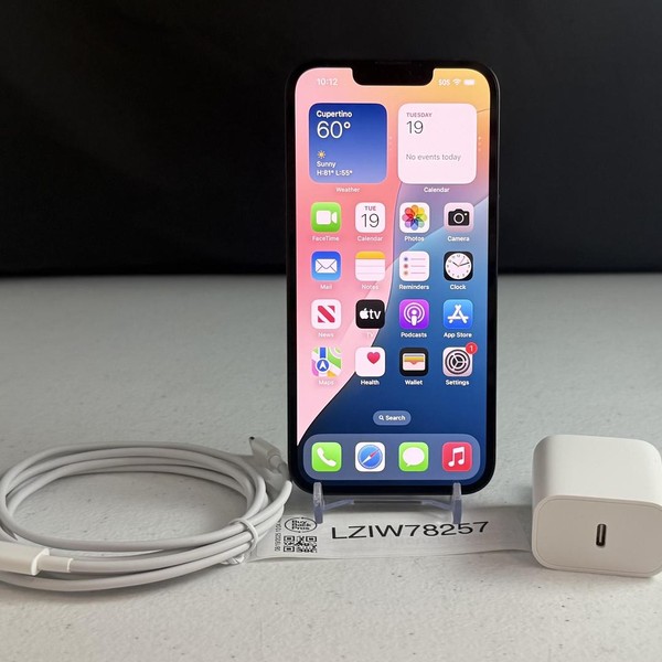 Apple iPhone 16e - AT&T, 128 GB, Black, A3212