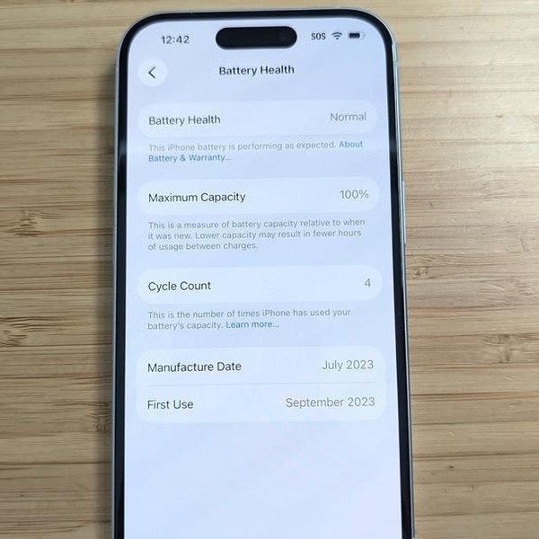 Apple iPhone 15 - Unlocked, 128 GB, Blue, A2846