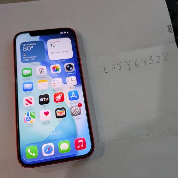 Apple iPhone 12 - Unlocked, 128 GB, Red, A2172